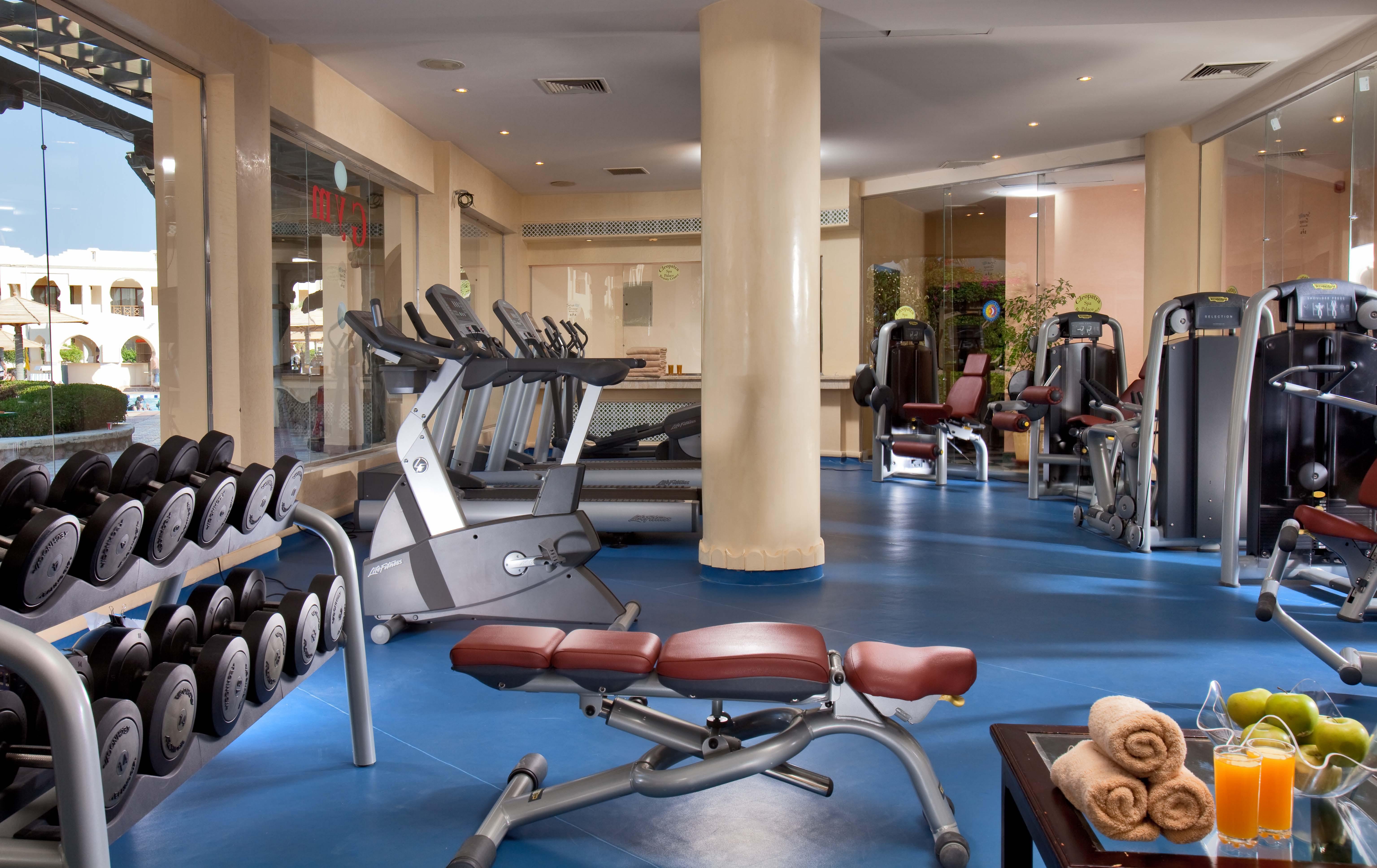 Charmillion Club Resort ชาร์มเอลชีค ภายนอก รูปภาพ The gym at the hotel